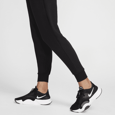 Joggers de French Terry de cintura alta de 7/8 para mujer Nike Dri-FIT One