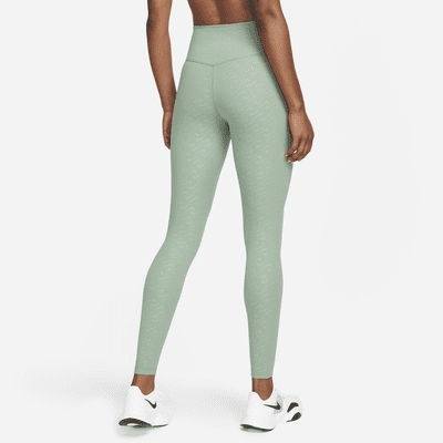 Leggings estampados de 7/8 de tiro medio para mujer Nike One Icon Clash