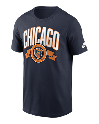 Мужская футболка Chicago Bears Rewind Front And Back Hit Essential Nike NFL
