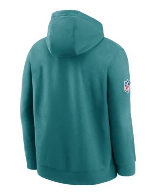 Nike Men's Club (NFL Miami Dolphins) Pullover Hoodie in Blue, Size: Small | 01AD03VV9P-FXB