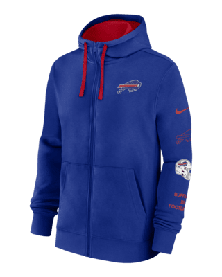 Мужское худи Buffalo Bills Club Nike NFL Full-Zip Hoodie