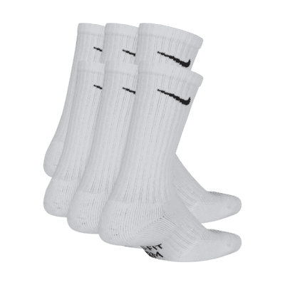 Nike Performance Cushioned Crew Kids' Training Socks (6 Pair). Nike ID