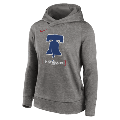 Philadelphia Phillies 2024 Postseason Authentic Collection Women’s Nike Therma MLB Pullover Hoodie