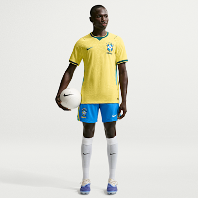 Brazil 2026/27 Match Home Men's Nike Aero-FIT Soccer Authentic Shorts from Nike - $90
