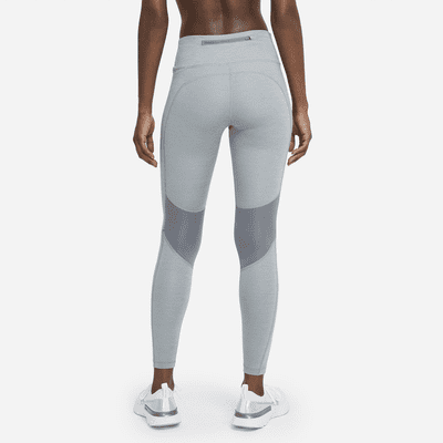 Nike Epic Fast-løbeleggings med mellemhøj talje og lomme til kvinder