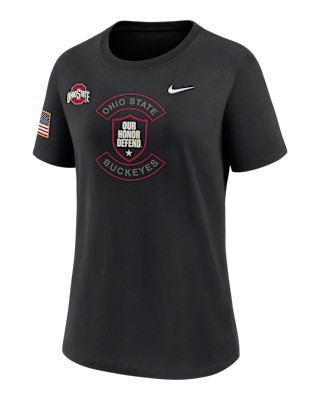 Женская футболка Ohio State Military Appreciation Nike Dri-FIT College