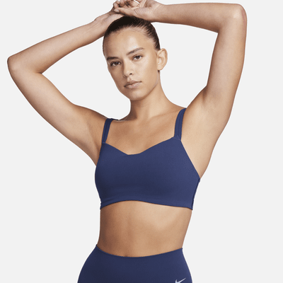 Bra imbottito a sostegno leggero Nike Zenvy Strappy – Donna