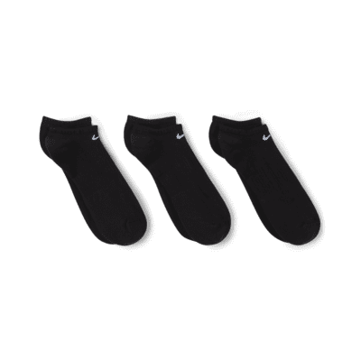 Nike Everyday Cushioned Calcetines cortos de entrenamiento (3 pares)