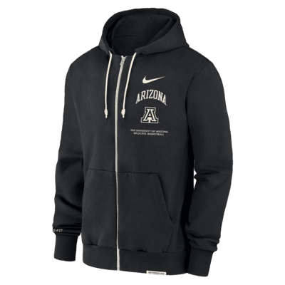 Arizona Wildcats On-Court Basketball Men’s Nike Dri-FIT College Full-Zip Hoodie