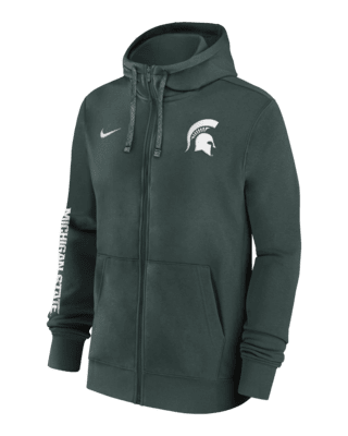 Мужское худи Michigan State Spartans Sideline Team Issue Nike College Full-Zip Hoodie