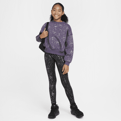 Nike Sportswear Club Fleece Older Kids' (Girls') Crew-Neck Sweatshirt