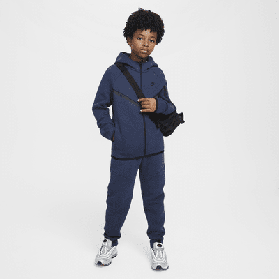 Huvtröja med hel dragkedja Nike Sportswear Tech Fleece för ungdom