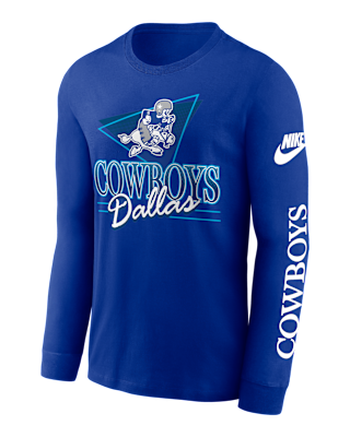 Мужская футболка Dallas Cowboys Rewind Nike NFL Long-Sleeve