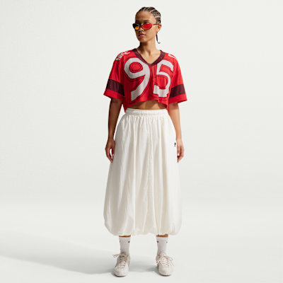 Jersey oversized cropped para mujer Nike Sportswear