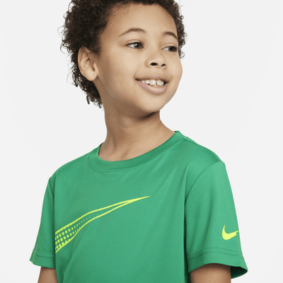 Nike Dri-FIT Swoosh Little Kids' Graphic T-Shirt. Nike.com