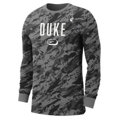 Duke Men's Nike College Crew-Neck Long-Sleeve T-Shirt