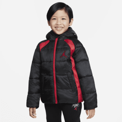 jordan puffer jacket red