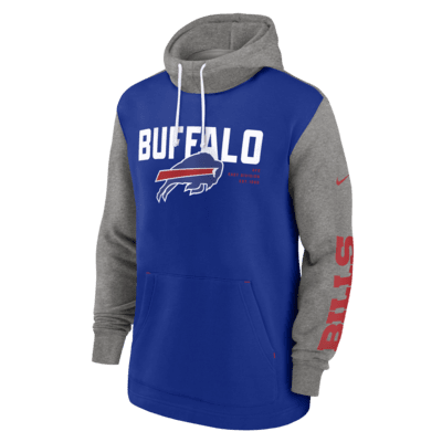 Sudadera con gorro sin cierre Nike de la NFL para hombre Buffalo Bills ...