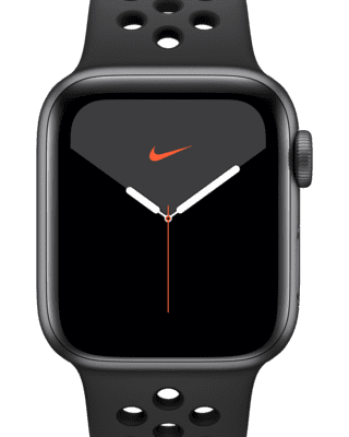 Apple Watch Nike Series 5 (GPS) con correa Sport OpenBox de 40 mm y caja de aluminio en gris espacial. Nike