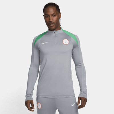 Nigéria Strike Nike Dri-FIT férfi futballedzőfelső