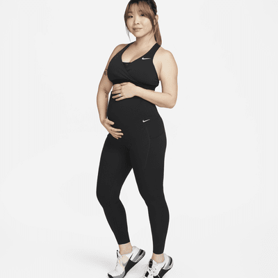 Nike Zenvy (M) Women's Gentle-Support High-Waisted 7/8 Leggings (Maternity).  Nike JP