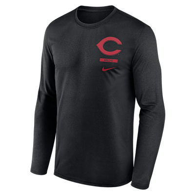 Cincinnati Reds 2-Hit Legend Men's Nike Dri-FIT MLB Long-Sleeve T-Shirt from Nike - $55