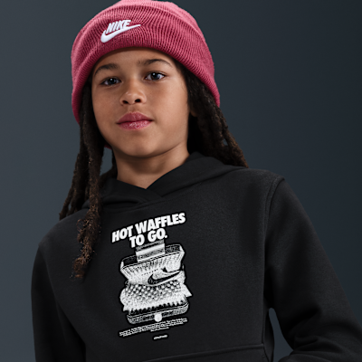 Sudadera con gorro para niños talla grande Nike Sportswear Club Fleece