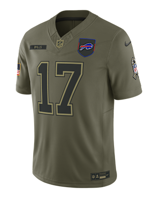 Мужские джерси Josh Allen Buffalo Bills Salute to Service Nike Dri-FIT NFL Limited Jersey