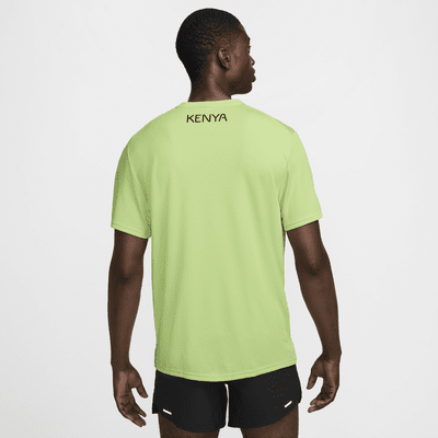 Kortärmad löpartröja Nike Dri-FIT Kenya Miler för män