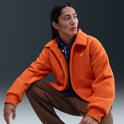 Nike Sportswear Club Men's High-Pile Fleece Coaches Jacket