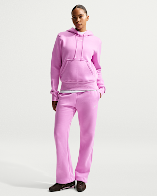 Женские  Nike Sportswear Phoenix Fleece Mid-Rise Open-Hem Pants