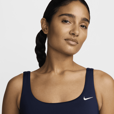 Prenda para la parte superior de Midkini de cuello redondo para mujer Nike Essential