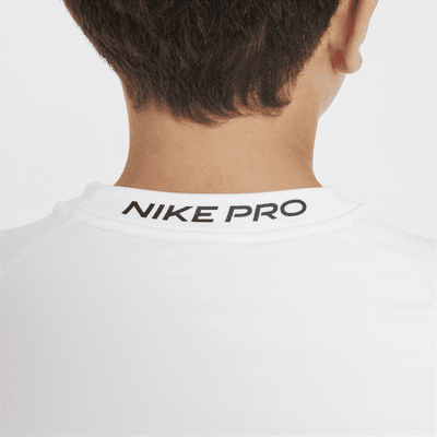 Nike Pro Warm Big Kids' (Boys') Dri-FIT Long-Sleeve Training Top