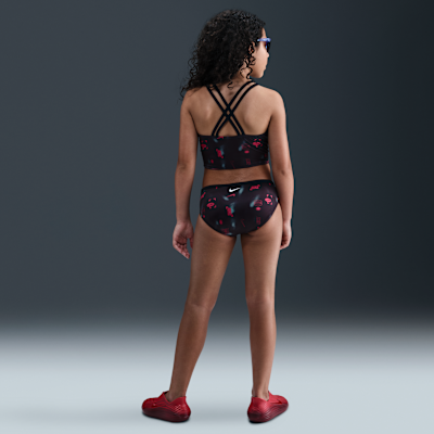 Conjunto de midkini con tirantes cruzados para niña talla grande Nike Swim