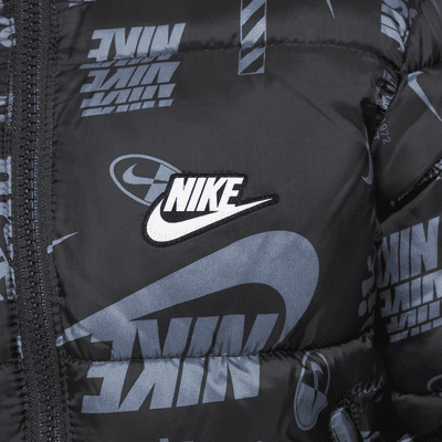 Chamarra acolchada con logo DNA infantil Nike