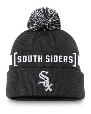 Мужские  Chicago White Sox Hometown Peak Nike MLB Cuffed Pom Beanie