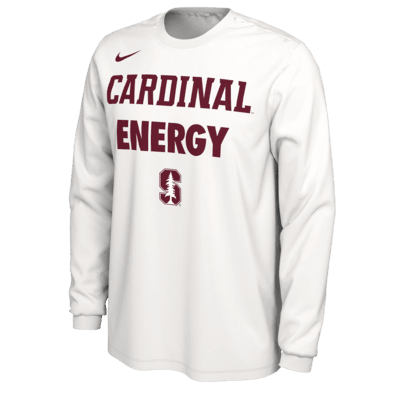 Playera de manga larga universitaria Nike para hombre Stanford