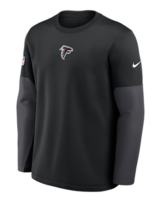 Мужская футболка Atlanta Falcons Scripted To Win Sideline Coach Nike Therma-FIT NFL Long-Sleeve