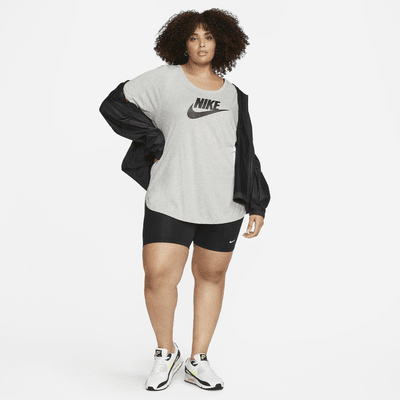 Playera larga para mujer (talla grande) Nike Sportswear Essential