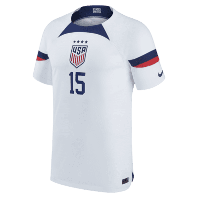 Jersey de fútbol Nike Dri-FIT de selección de fútbol femenino de EE. UU. local 2022/23 Stadium (Megan Rapinoe) hombre. Nike.com