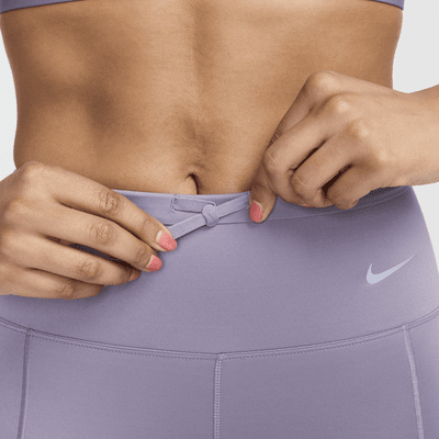 Nike Go Leggings de 7/8 de sujeción firme con bolsillos - Mujer