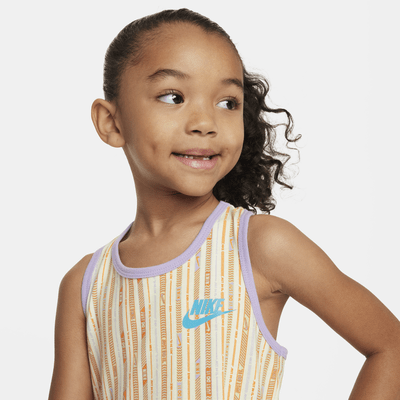 Vestido estampado para niños de preescolar Nike Happy Camper