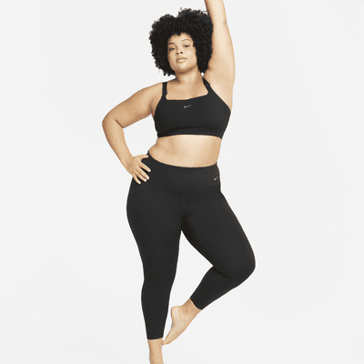 Leggings i 7/8-längd med lätt stöd och hög midja Nike Zenvy för kvinnor (Plus Size)