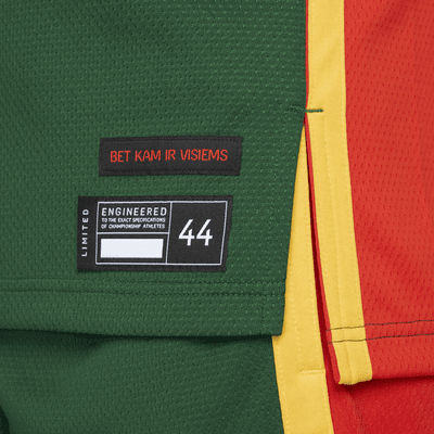 Lithuania Limited Road Men's Nike Basketball Jersey