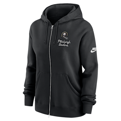 Pittsburgh Steelers Phoenix Rewind Women's Nike NFL Full-Zip Hoodie