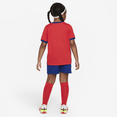 Norway 2023 Stadium Home Younger Kids' Nike Dri-FIT 3-Piece Kit. Nike IE