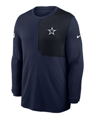 Мужские  Dallas Cowboys Sideline Coach Nike Dri-FIT NFL Long-Sleeve Top