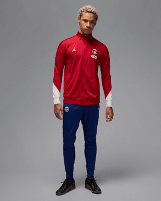 Мужской спортивный костюм Paris Saint-Germain Strike Fourth Jordan Dri-FIT Soccer Knit Tracksuit