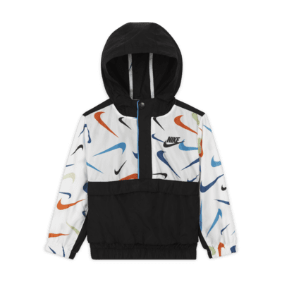 nike anorak jacket black