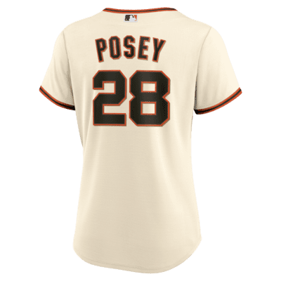 Women's San Francisco Giants Buster Posey Nike Black Alternate Replica  Player Jersey